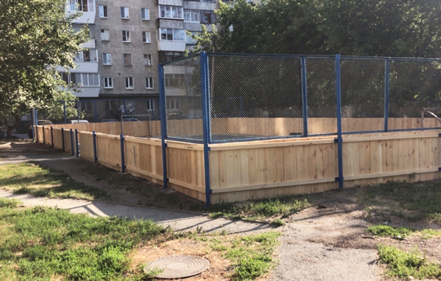 Ремонт открытых плоскостных спортивных сооружений в Орджоникидзевском районе города Екатеринбурга